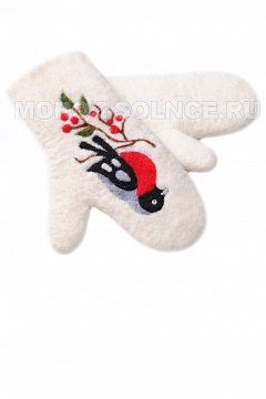 Изображения ВАРЕЖКИ ИЗ ШЕРСТИ 14-СНЕГИРИ